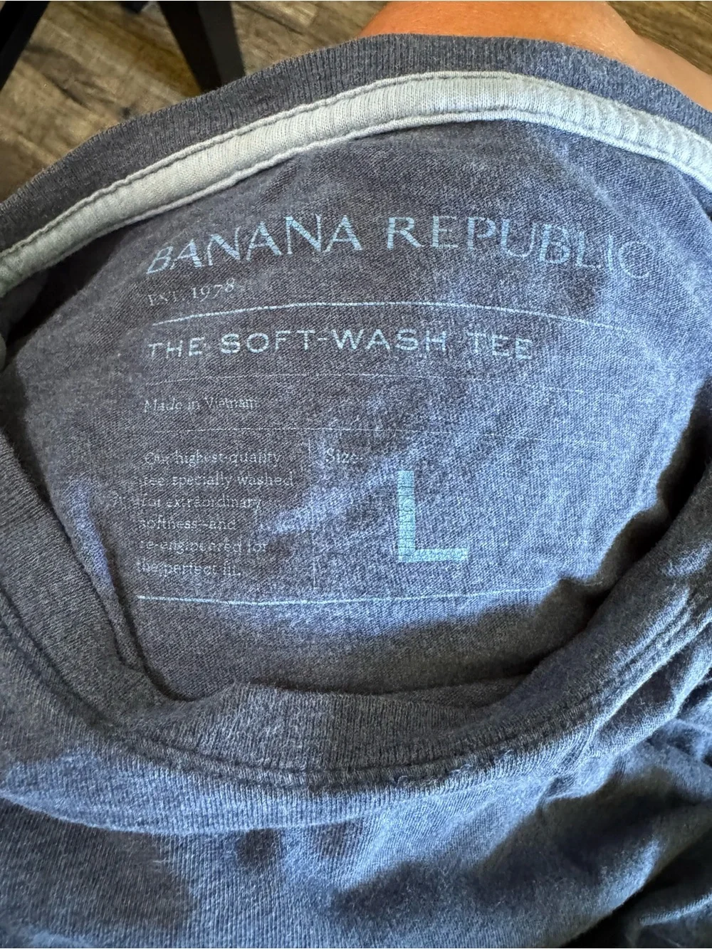 Banana Republic Men’s The Soft Wash Tee Size Large